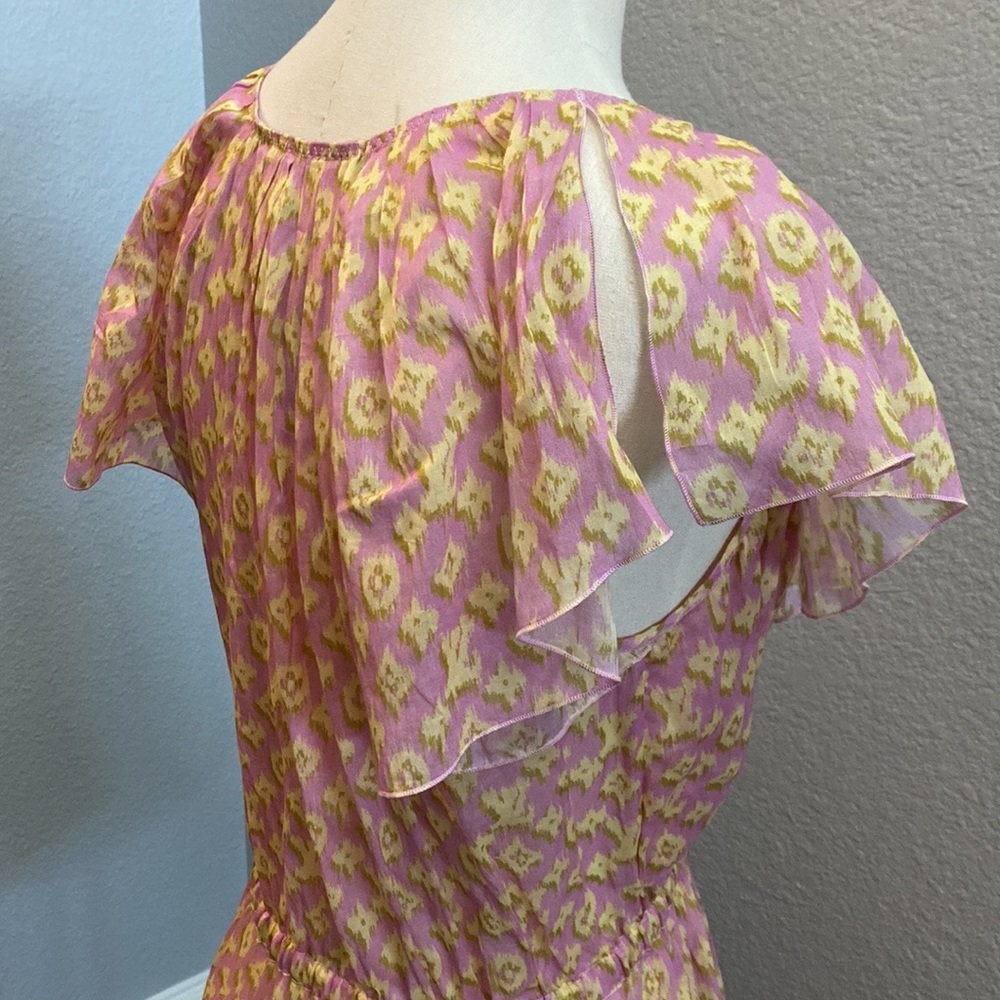 Louis Vuitton LV Monogram Ruffle Layered Mini Dress - 38 - Picture 11 of 16